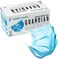 علبة من 50 كمامة وجه زرقاء للاستخدام مرة واحدة من PlastCare USA، 4 طبقات، مطابقة لمعايير ASTM المستوى 3.