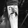 Yeeech 3D Scorpion Temporary Tattoos Sticker for Men Black 2 Sheets