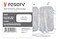 reserv 2 x 4 Rectangle Premium ReUsable Self Adhesive Electrode Pads for TENSEMS Unit Fabric Backed Pads with Premium Gel Latex Free4 Electrodes