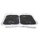 reserv 2 x 4 Rectangle Premium ReUsable Self Adhesive Electrode Pads for TENSEMS Unit Fabric Backed Pads with Premium Gel Latex Free4 Electrodes