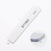 BTYMS 100 Count 8080 Grit Rectangle Nail Files Reusable Coarse Nail File Double Sided Emery Boards Manicure Tools for Acrylic Nails