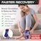 رباط كاحل SS SLEEVE Sleeve Stars للنساء والرجال، رباط ضاغط للكاحل لتخفيف آلام الالتواء والتهاب اللفافة الأخمصية، دعم سهل التخصيص مع حزام قابل للإزالة، SingleM1012، بنفسجي داكن