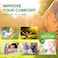 AOSORW Foot Care Pads Daily Use Foot Patches EasytoApply Adhesive Pads for Personal Foot Care Routine Green 100 Pads