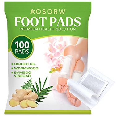 AOSORW Foot Care Pads Daily Use Foot Patches EasytoApply Adhesive Pads for Personal Foot Care Routine Green 100 Pads
