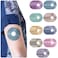 TrelaCo 36 Pcs Waterproof Sensor Covers Compatible with Libre 2 Adhesive Patches Overpatches Breathable Mandala Floral Pre Cut Cover Patches Tape for Continuous Glucose Monitor Protection