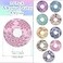 TrelaCo 36 Pcs Waterproof Sensor Covers Compatible with Libre 2 Adhesive Patches Overpatches Breathable Mandala Floral Pre Cut Cover Patches Tape for Continuous Glucose Monitor Protection