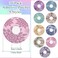 TrelaCo 36 Pcs Waterproof Sensor Covers Compatible with Libre 2 Adhesive Patches Overpatches Breathable Mandala Floral Pre Cut Cover Patches Tape for Continuous Glucose Monitor Protection