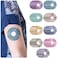 TrelaCo 36 Pcs Waterproof Sensor Covers Compatible with Libre 2 Adhesive Patches Overpatches Breathable Mandala Floral Pre Cut Cover Patches Tape for Continuous Glucose Monitor Protection