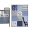 Bedtime Originals Roar Dinosaur 3 Piece Crib Bedding Set BlueGray 44x1x35 Inch