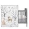 طقم مفروشات سرير أطفال من ثلاث قطع من Bedtime Originals، بتصميم Deer Park متعدد الألوان