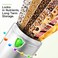 SYMYNELEC 100Pack Mylar Bags with 400cc Oxygen Absorbers for Food Storage