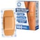 ضمادات فاكلي اللاصقة كبيرة الحجم جدًا، عبوة من 100 ضمادة، قطعتان × 45 بوصة، ضمادات بلاستيكية شفافة معقمة مع وسادة غير لاصقة، قابلة للتهوية، مرنة، ذات أربعة جوانب محكمة الإغلاق، خالية من اللاتكس، للإسعافات الأولية والعناية بالجروح
