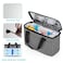 Trunab First Aid Bag Empty Small Medicine Storage Case Insulated Medication Cooler Bag Travel Pill Bottle Organizer for Prescription Insulin Supplements or Medical Supplies GreyBag Only
