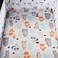 Tontukatu Bassinet Sheet Set 2 Pack Snug Fitted Cradle Fitted Sheets Stretchy Ultra Soft for Oval Rectangle Hourglass Bassinet Mattress Unisex Boy Girl Tiger Elephant Fox