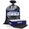 Plasticplace 5560 Gallon Trash Bags 15 Mil Black Heavy Duty Garbage Can Liners 38 x 58 100 Count