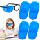 THSIREE 4 Pack Eye Patches for Kids Medical Eye Patch Soft Eye Patch for Glasses Treating Lazy Eye Amblyopia Strabismus for Children Blue