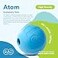 كرة تدليك الأنسجة العميقة RAD Atom فائقة الصلابة، كرة تحرير اللفافة العضلية لآلام الظهر والكتفين والأرداف وأوتار الركبة وعضلات شبه المنحرفة وعضلات الصدر، علاج نقاط الزناد، علاج الحركة
