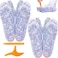 SOFTNLUX Foot Reflexology Sock Set with Massage Tool Acupressure Reflexology Socks Relief Body Stress Aches Feet Acupuncture Point Massage Pen Trigger Men Size