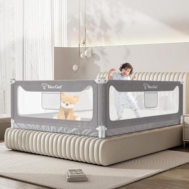 G TALECO GEAR Bed Rail for Toddlers Stable Protective Bed Side Rails Baby Bedrail Guard for Twin Full Queen King Size Bed 748 Inch 1 Piece