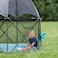 Baby Delight Go With Me Eclipse Mesh Portable Playard Playpen Sun Canopy Indoor and Outdoor Watercolor Stripe Base
