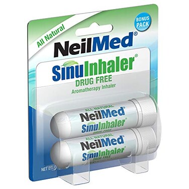 NeilMed SinuInhaler Natural Non Medicated Aromatherapy Inhaler Bonus Pack 2 Count Pack of 1