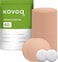 مجموعة KOVOQ من 40 غطاءً لمستشعر Libre 2 Plus Lingo، لصقات مقاومة للماء لمستشعر Kovoq Freestyle Libre 2، غطاءان صلبان لحماية موثوقة من الصدمات والخدوش، لون بيج يسمح بمرور الهواء ومضاد للحساسية