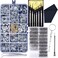 JANYUN Upgrade Version Eyeglass Repair Kit1500 Pcs More Complete Glasses Screws Kit and Nose Pads with 6 Pcs Screwdrivers and 3 Pcs Tools for Glasses Eyeglasses and Sunglasses Repair