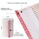 Reginary 20 Pack 3 Inch Elastic Bandage Wrap with Self Closure on Both Ends Athletic Stretchable Compression Bandage for Legs Knees Ankles Wrists Elbows Shoulders Red Trim