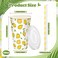 Tessco for Tessco 150 Pieces50 Sets Lemonade Cups with Lids and Paper Straws 16oz Disposable Iced Coffee Paper Cup Summer Citrus Cold Lemonade Stand Supplies for Fruit Party Beverages Drinks Juices