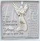 The Grandparent Boxed Angel with Sentiment First Communion Gift for Granddaughter Grandson Godson Goddaughter First Communion Keepsake
