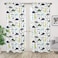Sweet Jojo Designs Blue and Green Modern Dinosaur Bedroom Decor Window Treatment Panels Set of 2
