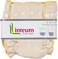 Linteum Textile Fitted Cloth Diapers with Snap Closures 100 Cotton Adjustable Snaps Removable Inserts Reusable Washable Baby Diapers for Toddlers NaturalBeige 3 Pack Small 915 lbs