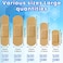 Lounsweer 1000 Pcs Fabric Adhesive Bandages Variety Pack Bulk Assorted Sizes Flexible Breathable Patch Fabric Bandages for Family First Aid Skin Wrap Finger Wound Natural