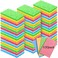 Zhengmy 100 Pieces Sponges Bulk Sponges Kitchen Compressed Sponge Natural Dish Sponge Compressed Wood Pulp Cleaning Without Scratching for Kitchen Bathroom 39 x 24 x 012 Inch Multicolor