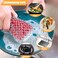 TEZZ Cast Iron Scrubber Skillet Chainmail Scrubber for Cast Iron Pan Chain Mail Scrubber Cast Iron Sponge Metal Scrubber Cast Iron Skillet Cleaner Wok Frying Pans Dutch Oven Cleaning Scrubber