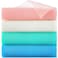 VITEVER 4 Pieces African Exfoliating Net Long African Net Sponge Nylon African Net Cloth Exfoliating Washcloth Body Scrubbers for Use in Shower Back Scrubber Skin Smoothers for Bath Multicolor 4