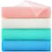 VITEVER 4 Pieces African Exfoliating Net Long African Net Sponge Nylon African Net Cloth Exfoliating Washcloth Body Scrubbers for Use in Shower Back Scrubber Skin Smoothers for Bath Multicolor 4