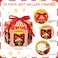 Funrous 24 Pcs Carnival Treat Boxes Circus Cupcake Paper Candy Red White Stripes Carnival Favor Boxes Goody Gift Decorations for Circus Halloween Themed Birthday Party Supplies
