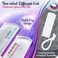 GLADZY Czech Glass Foot File Callus Remover Double Sided Etched Different Grit Coarse Fine Surfaces for Hard Skin Cracked Heels Professional Pedicure Tool Washable Reusable Made in EU