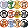 Chinco 120 Pcs Pee Targets for Boys Training Toilet Tinkle Flushable Paper Stickers You Pee on Boys Potty Training Targets Potty Aids Flushable Chart for Toddlers UseAnimals Styles