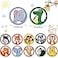 Chinco 120 Pcs Pee Targets for Boys Training Toilet Tinkle Flushable Paper Stickers You Pee on Boys Potty Training Targets Potty Aids Flushable Chart for Toddlers UseAnimals Styles