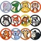 Chinco 120 Pcs Pee Targets for Boys Training Toilet Tinkle Flushable Paper Stickers You Pee on Boys Potty Training Targets Potty Aids Flushable Chart for Toddlers UseAnimals Styles