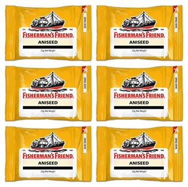 Fishermans Friend Aniseed Lozenges 25g Pack of 6