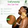 AFRIKI African Net Sponge Premium Authentic Exfoliating Body Scrubber Extra Long Stretch Bath Sponge for Shower Deep Exfoliating Washcloth for Smooth Skin 2 Pack Pink Green