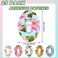 Panelee 25 Pcs Adhesive Patch Compatible with Dexcom Sweatproof Colorful Floral Variety Pre Cut Adhesive Tape Glucose Monitor Protection G6