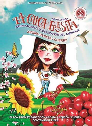 V-Spec La Chica Fresita Cherry Cereza Aromatizante 4 pc