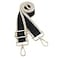 chushui Purse StrapReplacement Crossbody Shoulder Strap for Handbag Jacquard Black