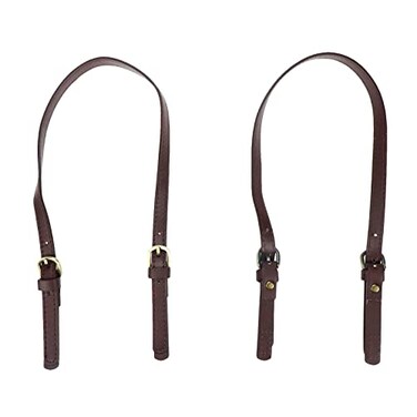 Semetall PU Leather Replacement Purse Straps 2 Pcs 65cm to 71cm Light Coffee Replacement Purse Strap Leather Handles for BagsPurse Strap Replacement