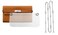 YESIKIMI Conversion Kit for Kelly Wallet Constance Long Wallet Insert With Chain Kelly wallet Strap Insert Gift For Her Silver