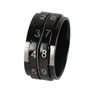 KnitPro Row Counter Ring Black Size 8 182mm